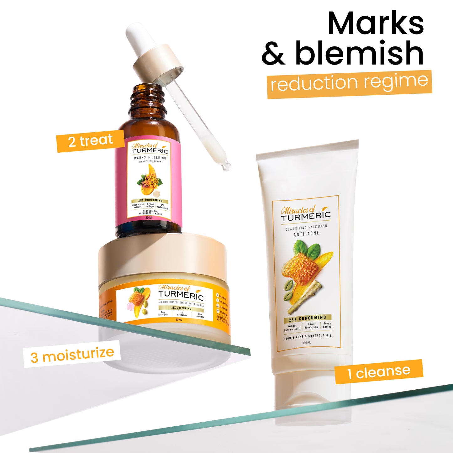 Marks & blemish reduction serum
