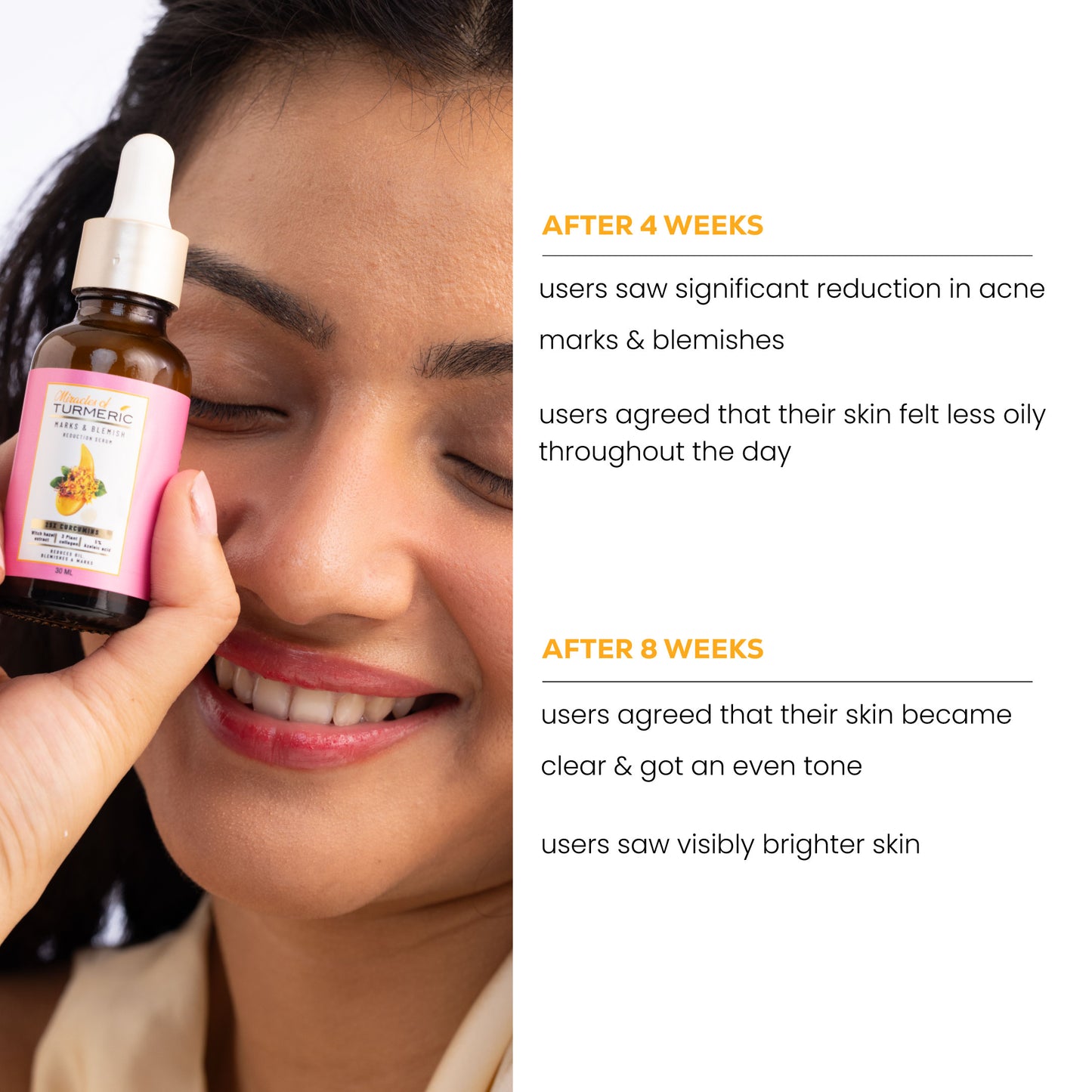 Marks & blemish reduction serum