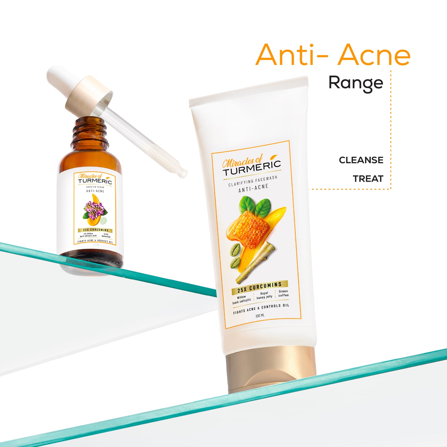 Anti-acne clarifying facewash