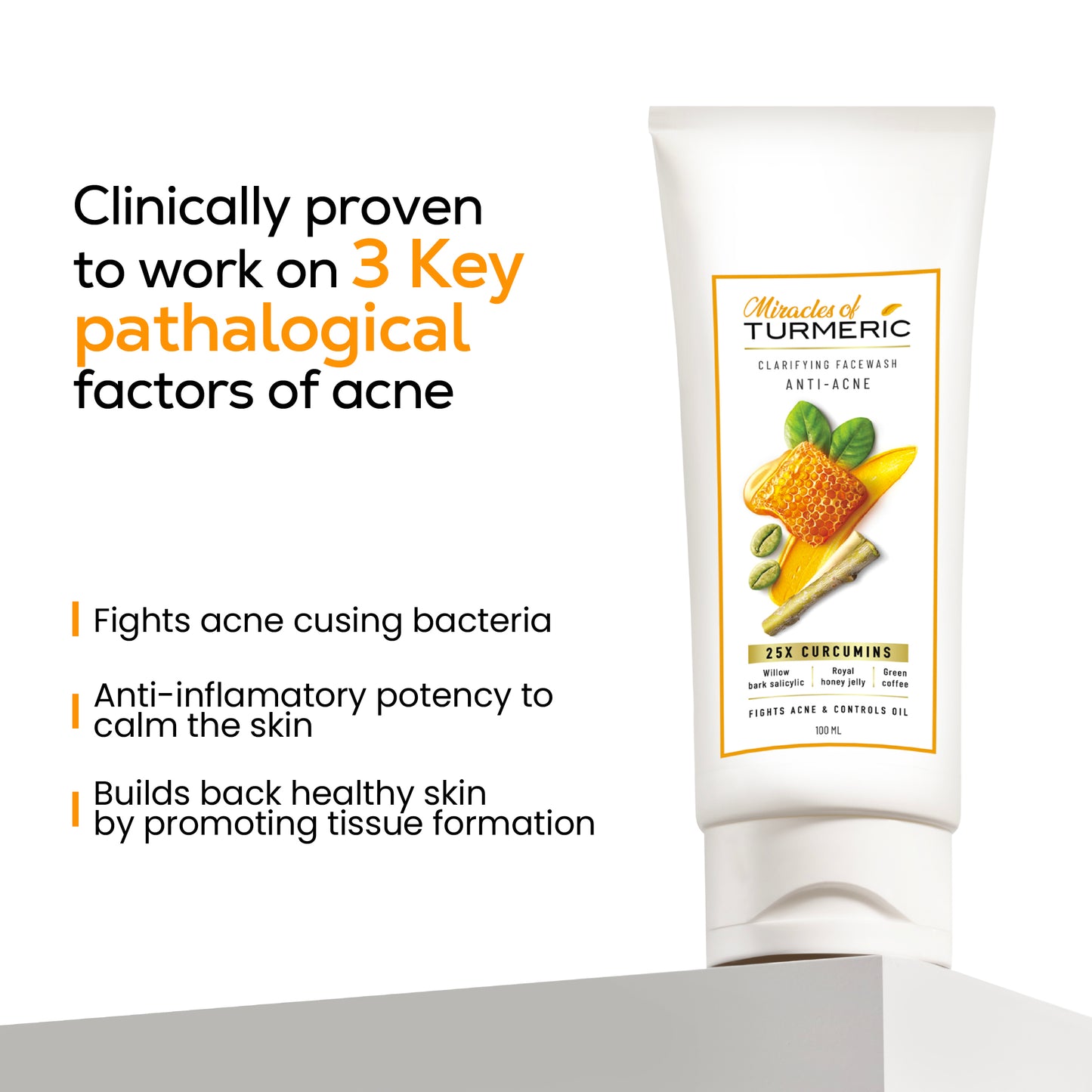 Anti-acne clarifying facewash
