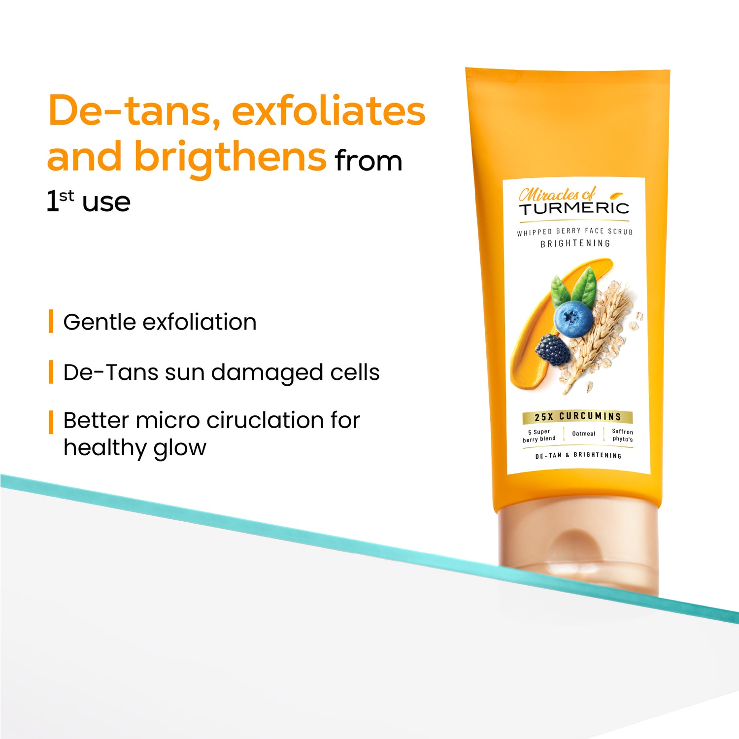 Whipped berry Brightening face scrub