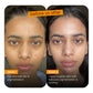 Invisible brightening sunscreen