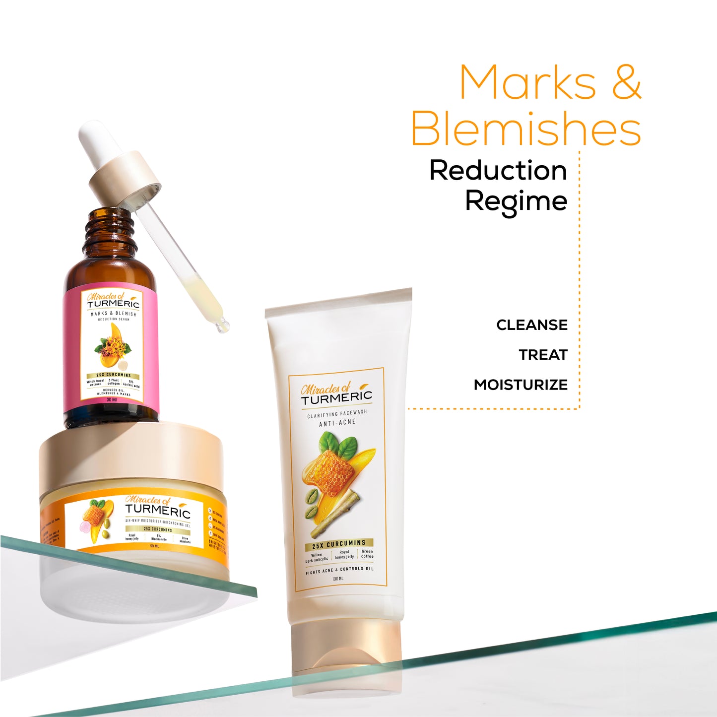 Marks & blemish reduction serum