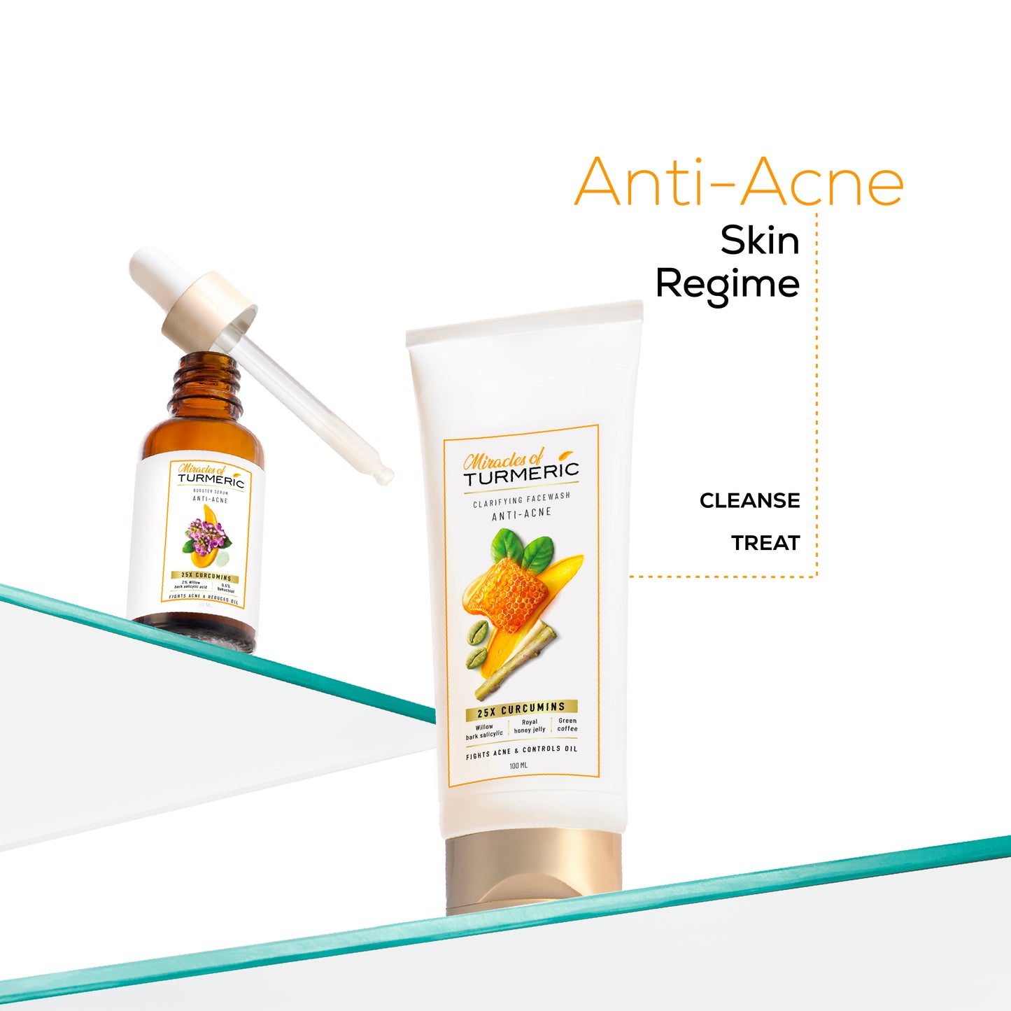 Anti-acne clarifying facewash