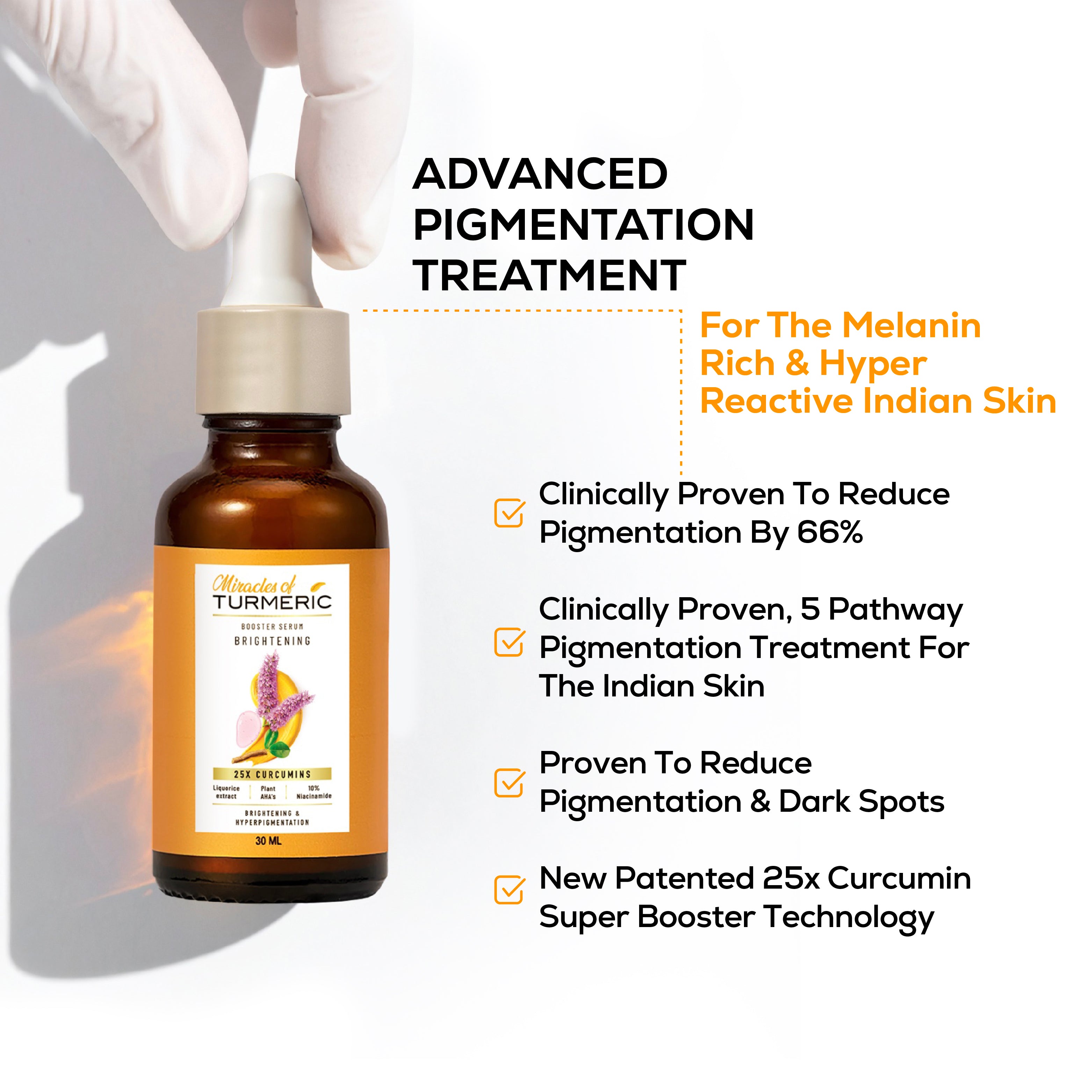 Super booster brightening serum – Miracles Of Turmeric
