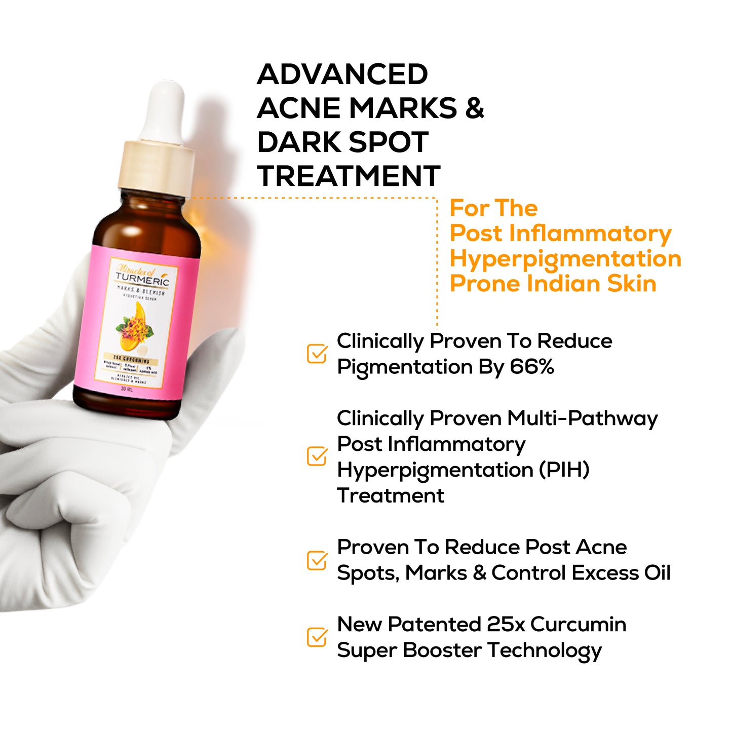 Marks & blemish reduction serum