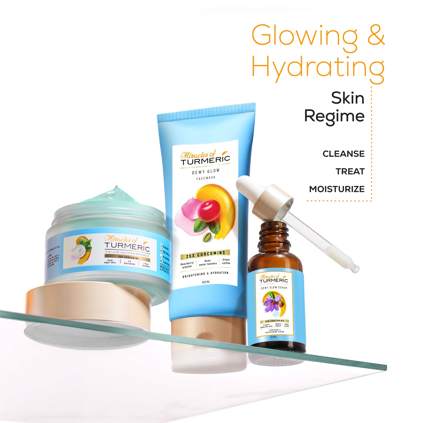 Dewy glow moisturizer