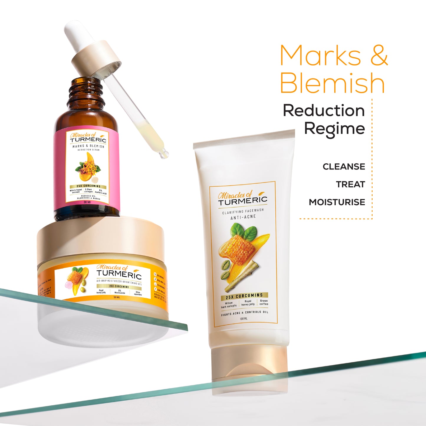 Marks & blemish reduction serum
