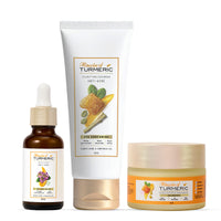 Serum, Facewash, Brightening moisturizer